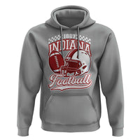 Indiana Pride Football Lover Hoodie Retro IN for Sport Fans