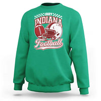 Indiana Pride Football Lover Sweatshirt Retro IN for Sport Fans