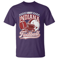 Indiana Pride Football Lover T Shirt Retro IN for Sport Fans