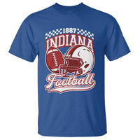 Indiana Pride Football Lover T Shirt Retro IN for Sport Fans