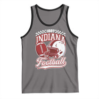 Indiana Pride Football Lover Tank Top Retro IN for Sport Fans