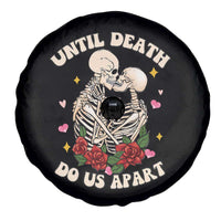 Couple Skeleton Spare Tire Cover Until Death Do Us Apart Valentines Halloween