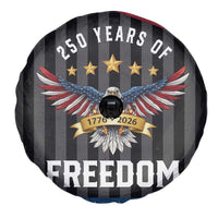 250 Years of Freedom 1776 2026 Patriotic Eagle Spare Tire Cover USA 250th Anniversary Celebration