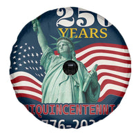 250 Years Semiquincentennial 1776 2026 Spare Tire Cover Statue of Liberty Patriotic Celebration