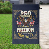 250 Years of Freedom 1776 2026 Patriotic Eagle Garden Flag America 250th Anniversary Tribute