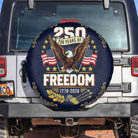 250 Years of Freedom 1776 2026 Patriotic Eagle Spare Tire Cover America 250th Anniversary Tribute