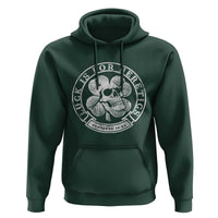 Lucky Is For Heretics Skull Shamrock Hoodie Proverbs 16:33 Christian St Patricks Day Statement