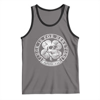 Lucky Is For Heretics Skull Shamrock Tank Top Proverbs 16:33 Christian St Patricks Day Statement