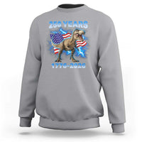 Funny Patriotic Dino Rex 250 Years 1776 2026 Sweatshirt Dinosaur USA Flag America 250th Anniversary Celebration