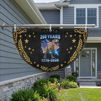 Funny American Dino Rex 250 Years 1776 2026 Patriotic Fan Flag Dinosaur USA Flag America 250th Anniversary Celebration