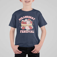 Strawberry Festival T Shirt For Kid Retro Strawberries Fruit Lover
