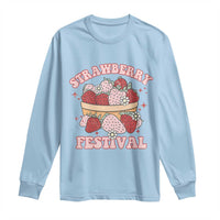 Strawberry Festival Long Sleeve Shirt Retro Strawberries Fruit Lover