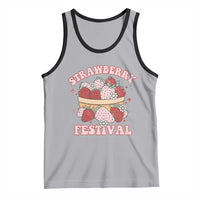 Strawberry Festival Tank Top Retro Strawberries Fruit Lover