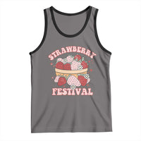 Strawberry Festival Tank Top Retro Strawberries Fruit Lover