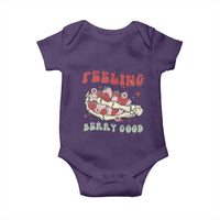 Strawberry Festival Baby Onesie Feeling Berry Good Fruit Lover Skeleton Hand