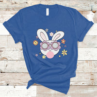 Retro Cute Easter Bunny Head Glasses Bubblegum Easter Day T-Shirt - Wonder Print Shop