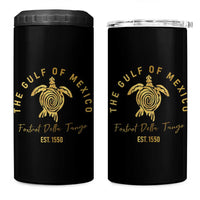 Gulf Of Mexico Turtle 4 in 1 Can Cooler Tumbler Foxtrots Deltas Tangos