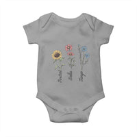 Floral FDT Foxtrot Delta Tango Baby Onesie Funny Offensive Retro