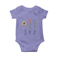 Floral FDT Foxtrot Delta Tango Baby Onesie Funny Offensive Retro