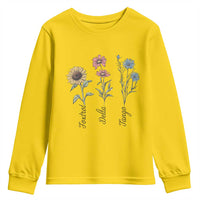 Floral FDT Foxtrot Delta Tango Youth Sweatshirt Funny Offensive Retro