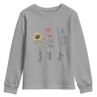 Floral FDT Foxtrot Delta Tango Youth Sweatshirt Funny Offensive Retro
