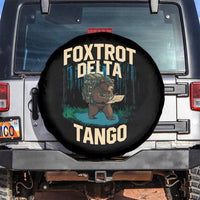 Foxtrots Deltas Tangos Funny Bear Resist Spare Tire Cover Protect Our National Parks