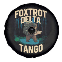 Foxtrots Deltas Tangos Funny Bear Resist Spare Tire Cover Protect Our National Parks