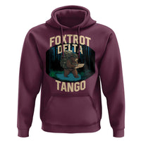 Foxtrots Deltas Tangos Funny Bear Resist Hoodie Protect Our National Parks
