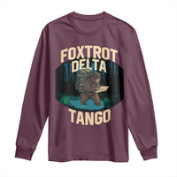 Foxtrots Deltas Tangos Funny Bear Resist Long Sleeve Shirt Protect Our National Parks