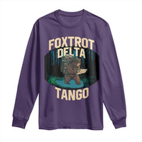Foxtrots Deltas Tangos Funny Bear Resist Long Sleeve Shirt Protect Our National Parks