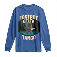 Foxtrots Deltas Tangos Funny Bear Resist Long Sleeve Shirt Protect Our National Parks