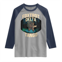 Foxtrots Deltas Tangos Funny Bear Resist Raglan Shirt Protect Our National Parks