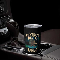 Foxtrots Deltas Tangos Funny Bear Resist Tumbler Cup Protect Our National Parks