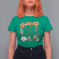 Foxtrots Deltas Tangos Boho Floral T Shirt For Women Funny Offensive Retro