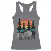 I Stand With The NPS Racerback Tank Top National Park Support Park Rangers
