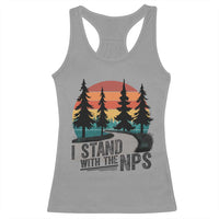 I Stand With The NPS Racerback Tank Top National Park Support Park Rangers