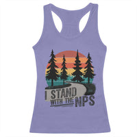 I Stand With The NPS Racerback Tank Top National Park Support Park Rangers