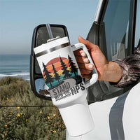 I Stand With The NPS Tumbler With Handle National Park Support Park Rangers