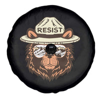 Resist Bear Retro Vintage Spare Tire Cover