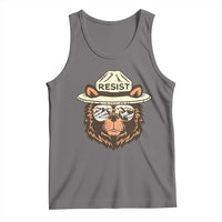 Resist Bear Retro Vintage Tank Top