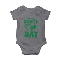 In My Earth Day Era Baby Onesie Cute Groovy Planet Heart