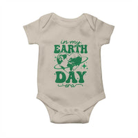 In My Earth Day Era Baby Onesie Cute Groovy Planet Heart