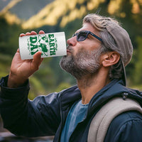 In My Earth Day Era 4 in 1 Can Cooler Tumbler Cute Groovy Planet Heart