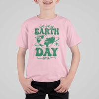 In My Earth Day Era T Shirt For Kid Cute Groovy Planet Heart