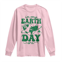 In My Earth Day Era Long Sleeve Shirt Cute Groovy Planet Heart