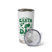In My Earth Day Era Tumbler Cup Cute Groovy Planet Heart