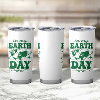 In My Earth Day Era Tumbler Cup Cute Groovy Planet Heart