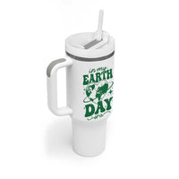 In My Earth Day Era Tumbler With Handle Cute Groovy Planet Heart