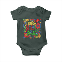 Autism Acceptance Baby Onesie I Believe In A Spectrum Of Possibilities Retro Boho