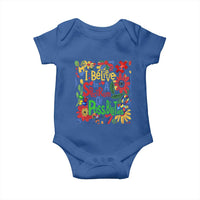 Autism Acceptance Baby Onesie I Believe In A Spectrum Of Possibilities Retro Boho